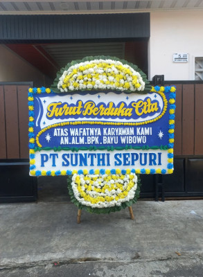 Papan Bunga Duka di Cicukang