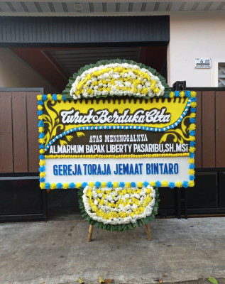 Papan Bunga Duka di Cicukang